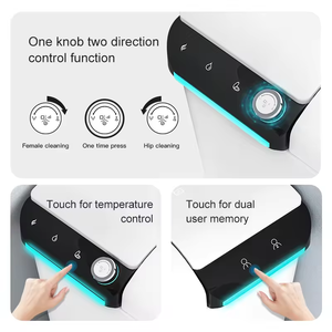 <span class=keywords><strong>WC</strong></span> intelligent en céramique blanc à poser au sol, chasse d'eau automatique, double chasse, télécommande, toilette intelligente monobloc - Product Image 6