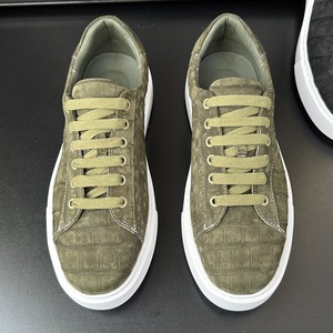 Zapatos Casuales para Hombre - Zapatillas Ligeras con Suela Gruesa y Plantilla de Cuero Genuino, Calzado Casual 100% Piel de Cocodrilo - Product Image 5