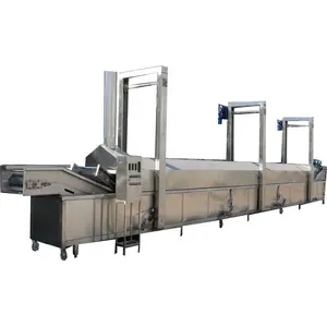 Potato chips frying machine/french fries fryer/Potato chips complete set of equipment