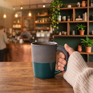 Ceramic Coffee Mug Matte Finish Solid Color Minimalist Design Home Use - Product Image 1