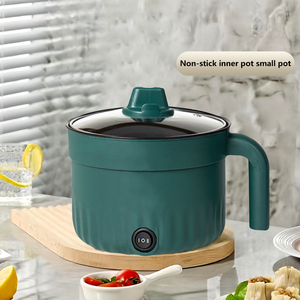 Casserole électrique intégrée en gros, haut de gamme, avec revêtement antiadhésif, petite <span class=keywords><strong>cuiseur</strong></span> à <span class=keywords><strong>riz</strong></span> pour la maison et les voyages, avec couvercle en verre trempé - Product Image 5