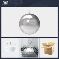 Boule miroir de fête personnalisée de 15 cm, 20 cm, 30 cm, 40 cm, 50 cm, boule de verre pour discothèque, DJ, salle de bal, lumière