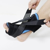 Orthèse de soutien de cheville élastique réglable pour la fasciite plantaire Attelle de nuit Réhabilitation des chutes de pied