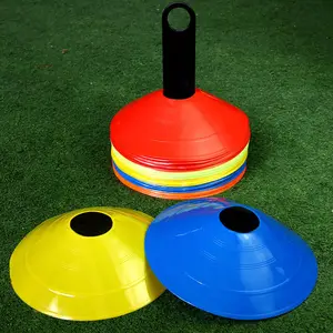 Intop Football Custom Logo Soccer Agility Disc Cones Speed Training Plastic Obstacle Cone Disc