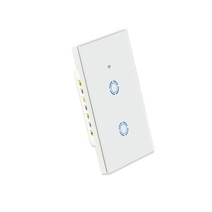 X329 <b>Smart</b> Switch Manufacturer Us Standard 2 Gang <b>Smart</b> Wifi Light Switch App Remote Control <b>Smart</b> Wifi Light Switch - Product Image 1