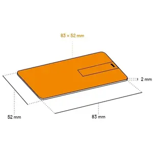 Carte de couleur pour clé USB, merchandising personnalisé - Product Image 3