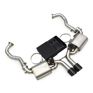 ระบบท่อไอเสีย Boska Catback สำหรับ <span class=keywords><strong>Porsche</strong></span> Boxster/<span class=keywords><strong>Cayman</strong></span> 987.1 <span class=keywords><strong>2.7</strong></span>/2.9/3.4 ปี <span class=keywords><strong>2008</strong></span>-2012 ผลิตจาก SUS304 พร้อมวาล์วควบคุมเสียง - Product Image 1