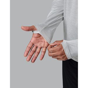 FOXA – Pull à col zippé pour homme, manches longues, veste athlétique ajustée, performance, entraînement, course à pied, léger, en polyester - Product Image 4