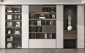 Bibliothèque et armoire de rangement en bois moderne et simple avec garantie de 5 ans pour la maison, le bureau, l'école, l'hôtel ou l'appartement - Product Image 5