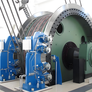 Alat Angkat Tambang Multi-Tali Gesek Baja Bersertifikasi CE/KA/MA/ISO <span class=keywords><strong>JKMD</strong></span> Kapasitas Beban 28T Pengangkatan Lubang Dalam 1-2000M Anti Ledakan - Product Image 2