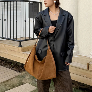 Nuova <span class=keywords><strong>borsa</strong></span> invernale a tracolla alta da <span class=keywords><strong>donna</strong></span> in vera pelle Nubuck stile europeo stile europeo - Product Image 6