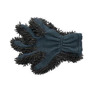 Guantes de microfibra para limpieza de autos, de cinco dedos, con tela de chenilla y malla, para detallado automotriz. - Product Image 4