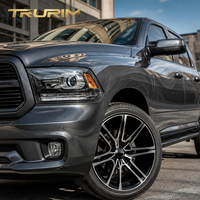Jantes forgées chromées, jantes forgées tout-terrain, 20 22 pouces, 6x139.7 6x5.5 pour Toyota Fortuner AN160 106.1mm M12x1.5 ET30 Quad 4x4