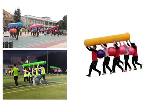 <span class=keywords><strong>Team</strong></span> <span class=keywords><strong>Building</strong></span> Activities Running Challenge Inflatable Tubes e Balls Knockout Game para escola/empresa - Product Image 3