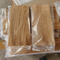 Usine de bois chinoise - Planches de bois massif en paulownia carbonisé sur mesure avec finition vieillie pour étagères et meubles