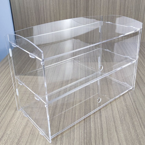 Vitrina acrílica para panadería, 3 capas, pastelería, galletas, magdalenas, Mostrador de venta al por menor, estante de plástico - Product Image 2