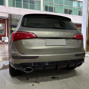 Diffuseurs de pare-chocs arrière noir brillant style <span class=keywords><strong>RSQ5</strong></span> pour Audi Q5 SQ5 8R 8R.5 2008-2018 - Amélioration Facelift - Product Image 6