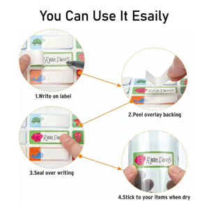 <span class=keywords><strong>Etiquetas</strong></span> <span class=keywords><strong>para</strong></span> biberones de guardería, impermeables, <span class=keywords><strong>para</strong></span> escribir, pegatina de nombre <span class=keywords><strong>para</strong></span> niños, <span class=keywords><strong>etiquetas</strong></span> de nombre autoadhesivas <span class=keywords><strong>para</strong></span> <span class=keywords><strong>ropa</strong></span> de niños, suministros escolares - Product Image 4