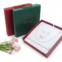Boîtes cadeaux rigides personnalisables en feuille d'or écologiques pour bijoux et montres, avec doublure en éponge et sacs fourre-tout à nœud pour emballage de mariage et anniversaire