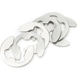 DIN 6799สแตนเลส <span class=keywords><strong>E</strong></span> Circlip <span class=keywords><strong>E</strong></span> แหวนหัวเข็มขัดรูปแหวนสำหรับเพลา - Product Image 3