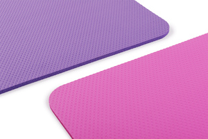 Tapete de yoga para actividades familiares en interiores, resistente, de material NBR, antideslizante, absorbente de impactos y con reducción de ruido. - Product Image 2