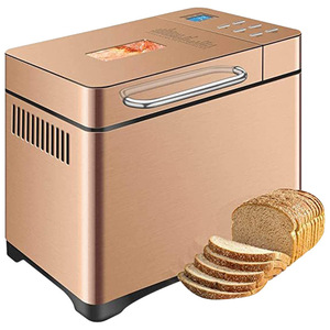 Máquina para Hacer Pan Totalmente Automática, Rebanadora de Pan para Uso Doméstico, 1.5 lb, 2.0 lb, Control de Grosor de la Corteza Ajustable - Product Image 3