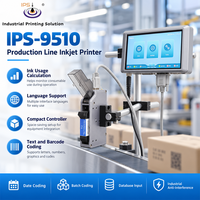 Imprimante jet d'encre thermique IPS-9510 12,7 mm TIJ, imprimante codeur jet d'encre, imprimante codes-barres 300 DPI HP 2.5 Ethernet USB CE FCC à tête unique