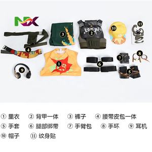 Disfraz de <span class=keywords><strong>Cosplay</strong></span> de <span class=keywords><strong>Valorant</strong></span> Raze, Traje de Anime 2D para Actuación, 5476 - Product Image 5