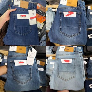 <span class=keywords><strong>Jeans</strong></span> Classici <span class=keywords><strong>Elasticizzati</strong></span> da Uomo, <span class=keywords><strong>Pantaloni</strong></span> in Denim Slim Fit Lavaggio Scuro per Uso Quotidiano Casual - Product Image 3