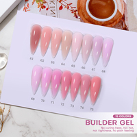 Kit d'extension d'ongles en gel UV professionnel 120 couleurs style français non toxique végétalien écologique facile à faire soi-même sans chaleur