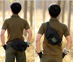 Sports de plein air randonnée Camping taille sac pochette unisexe Camouflage Fanny Pack tactique taille sac - Product Image 6