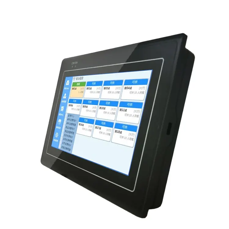 Fornitore di pc industriale in metallo più vetro robusto 7 10 12 15 17 19 21 pollici touch screen monitor usb android linux Touch PC