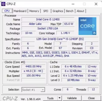 Processeur de bureau Intel Core i5-12400 de 12e génération, 2,5 GHz, LGA1700, 6 cœurs, 12 nm, neuf et original, prix de gros