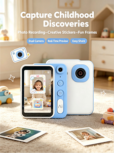 Cámara de Juguete con IA para Niños y Niñas, Juguete Educativo de Fotografía Creativa, Regalo de Cumpleaños - Product Image 4