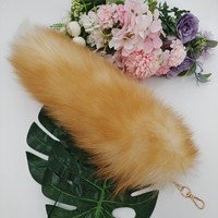 Nouvelle Queue de Renard Véritable Luxueuse et Moelleuse de 40 cm, Grande Taille, Importée, pour Vêtements - Collection 2026