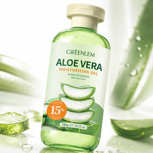 Gel Hidratante Personalizado OEM con 15% de Aloe Vera para Después del Sol, Calmante e Hidratante para Rostro y Cuerpo GREENLEM - Product Image 2
