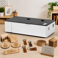 Machine de gravure laser CO2 60W grand format 500x300mm, vente en gros, fournisseur pour bois, acrylique, cuir et signalétique