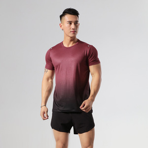 T-shirts personnalisés pour hommes, respirants, pour la randonnée, la gym, à séchage rapide, à manches courtes, pour les sports de plein air, la course à pied - Product Image 4