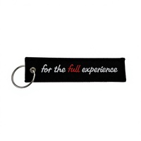 Porte-clés personnalisé avec initiales tissées, patch brodé sur mesure, pour accessoires de course automobile JDM Drift