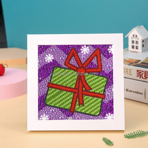 Diamant <span class=keywords><strong>Peinture</strong></span> Astuce Peint Animal Pet Mosaïque Broderie Point De Croix Kit dot <span class=keywords><strong>peinture</strong></span> par numéros Cadeaux De Noël pour Enfants Jouets - Product Image 1