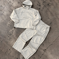 Ensemble coupe-vent en nylon DCY pour homme, survêtement personnalisé 2 pièces, veste et pantalon pour homme, survêtement technique, fabricant de coupe-vent OEM
