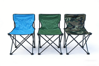 Chaise de camping pliable portable - Chaise pliable légère pour l'extérieur