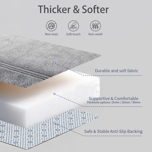 Colchoneta Japonesa Plegable Tatami, Colchoneta Gruesa de Espuma Viscoelástica, Alfombra Acolchada Suave, Colchoneta Plegable <span class=keywords><strong>para</strong></span> Actividades - Product Image 6