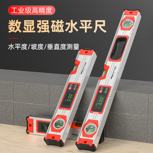 Casillas Magnetic Digital Level Gauge 10cm Aluminium Alloy With Strong Magnet For Iron Steel Surface Measurement - Product Image 3