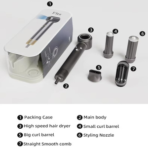 Sèche-<span class=keywords><strong>cheveux</strong></span> ionique entièrement automatique pour salon avec fonctions de bouclage et de lissage, mise en forme longue durée, usage domestique - Product Image 6