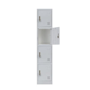 Prix usine acier métal <span class=keywords><strong>casier</strong></span> à colis 4 portes clé et serrure électronique armoire de rangement de salle de sport pour bureau et école bagagerie - Product Image 6