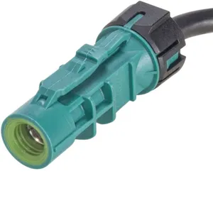 Cabos impermeáveis Fakra HSD com fêmea reta D4K14A-1D5A5-Z para 4 pinos HSD conector D4S24D-400A5-Z para LVDS automotivo