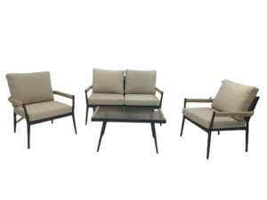 Factory Price Alibaba 4 Piece Outside Backyard <strong>Clearance</strong> Sets Outdoor Deck Couch Conversation Sofa <strong>Patio</strong> <strong>Furniture</strong> - Product Image 3