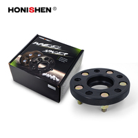 Aluminium 6061-T6 anodisé noir épais 20mm 5x114.3 alésage central 67.1mm 12x1.5 goujons 5 adaptateurs de moyeu de roue pour Toyota pour Mazda