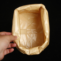 Logo personnalisé taille 10LB-6.5}* 3.5 "* 13.25" sacs en papier d'emballage alimentaire à fond plat sans poignée pour le stockage du sucre